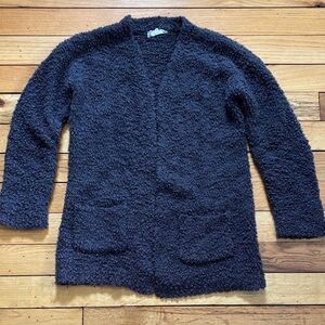Pink Rose Charcoal Textured Sweater